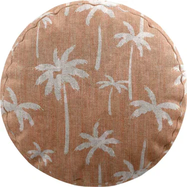 Подушка круглая Cortin «Пальмы на закате»