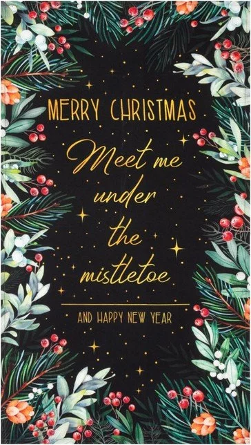 Набор в мешочке "Merry Christmas" полотенце 40х73см, формочки для запекания 3 шт
