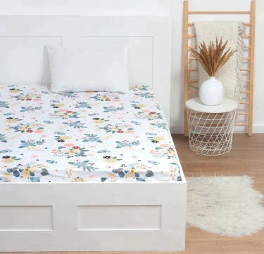 Простыня на резинке LoveLife 180х200х25см, 100% хлопок, сатин, 125г/м²