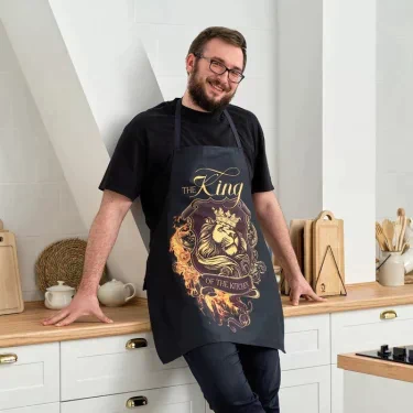 Фартук "Этель" The King of the kitchen  73х71 см, 100% хл, саржа 190 гр/м2