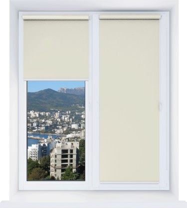 Рулонная штора Мини Триумф ВО 6544 бежевый