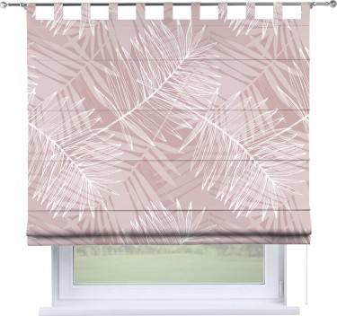 Римская штора на петлях «Бежевые тропики»