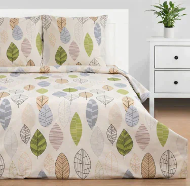 Постельное бельё "Этель" евро Foliage 200 *217 см, 220*240 см, 70*70 см -2 шт, бязь