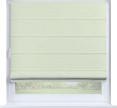 Римская штора «Кортин» на створку, ткань вельвет молочный