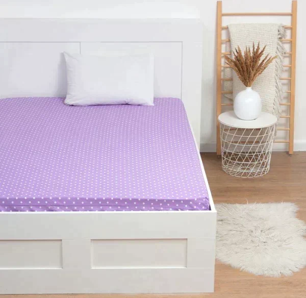 Простыня на резинке Этель 140х200х25 см, Purple style
