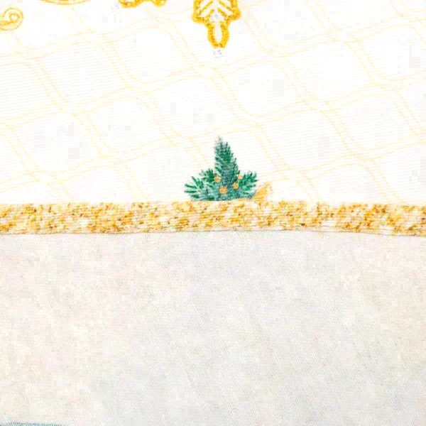 Скатерть "Этель" Golden Christmas  d=150 +/- 3см с ГМВО, 100%хл, саржа 190 гр/м2