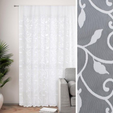 Тюль "Этель" Римини, 250х250 см с фестоном, 69 г/м²,100% п/э