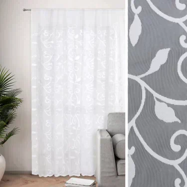 Тюль "Этель" Римини, 250х250 см с фестоном, 69 г/м²，100% п/э