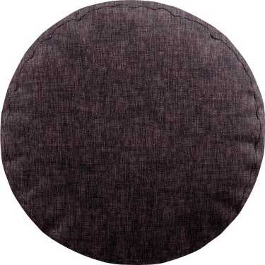 Подушка круглая «Кортин» рогожка димаут розово-коричневый