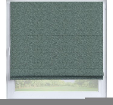 Римская штора «Кортин» на створку, стиф димаут серо-голубой