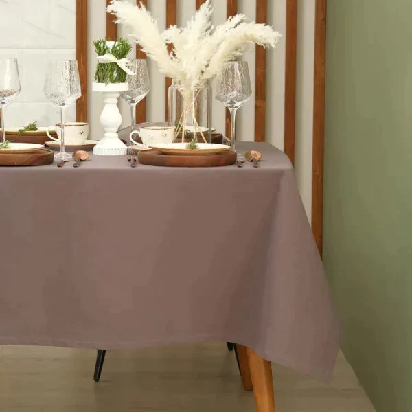 Скатерть Этель Kitchen 150х250 см, цвет коричневый, 100% хл, саржа 220 г/м2