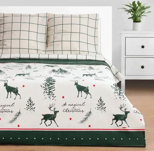 Постельное бельё Этель 1.5 сп Magical Christmas 143х215 см, 150х214 см, 70х70 см - 2 шт