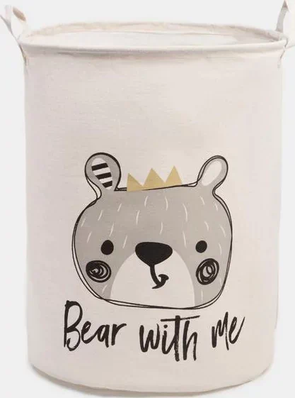 Корзинка текстильная Этель "Bear with me" 34х43 см