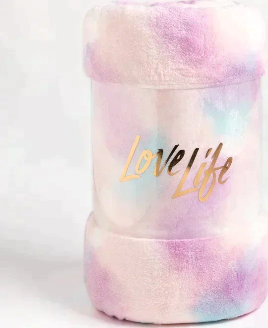 Плед LoveLife "Акварель" 200*220 см,100% п/э, велсофт 280 гр/м2