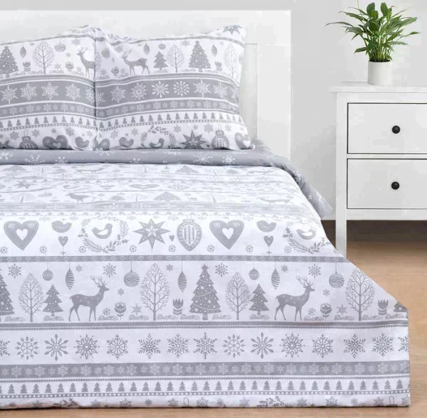 Постельное белье "Этель" Дуэт Скандинавский 143*215 см - 2 шт, 220*240 см, 70*70 см - 2 шт