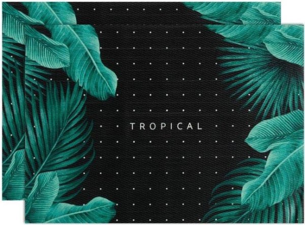 Набор салфеток на стол 2 шт. "Tropical" 40*29 см