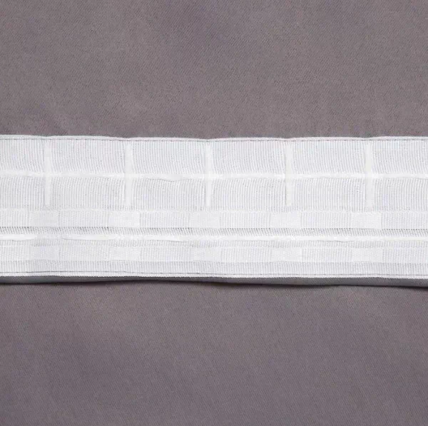 Штора портьерная «Этель» 145×265 см, блэкаут, цвет серый, пл. 210 г/м², 100% п/э