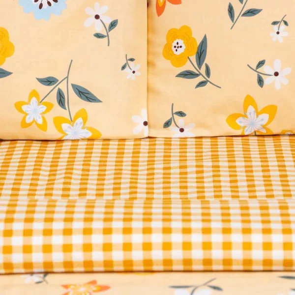 Постельное бельё LoveLife 2сп Yellow mood 175х215 см, 200х225 см, 50х70см-2шт, 100%хлопок, сатин, 125г/м