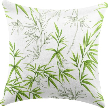 Подушка квадратная Cortin «Зелёный бамбук»