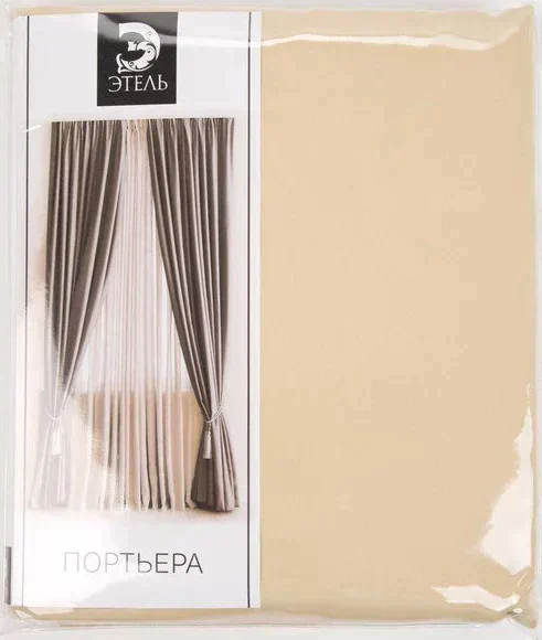 Штора портьерная «Этель» 145×265 см, двусторонний блэкаут