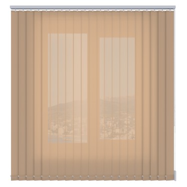 Вертикальные жалюзи Лайн 32 темно-бежевый new
