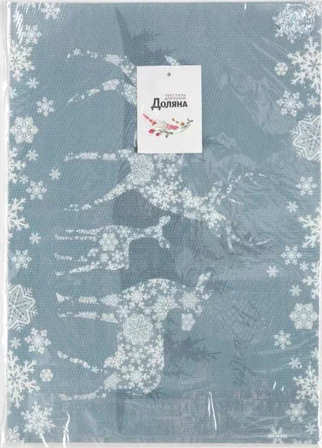 Новогодняя салфетка на стол Winter ПВХ, 40х29 см