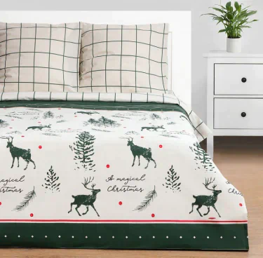 Постельное бельё Этель евро Magical Christmas 200х217 см, 220х240 см, 70х70 см - 2 шт