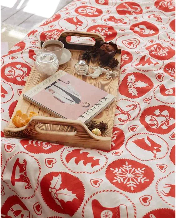 Постельное белье LoveLife дуэт " New Year's gifts" 143*215см-2шт,240*225см,50*70см-2шт