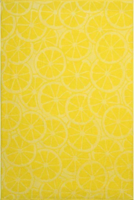 Полотенце махровое Lemon color, 70х130 см, цвет жёлтый