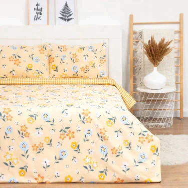 Постельное бельё LoveLife 1, 5сп Yellow mood 143х215см, 150х225см, 50х70см-2шт, 100%хлопок, сатин, 125г/м²