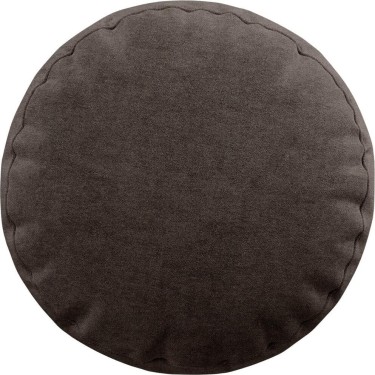 Подушка круглая Cortin вельвет коричневый