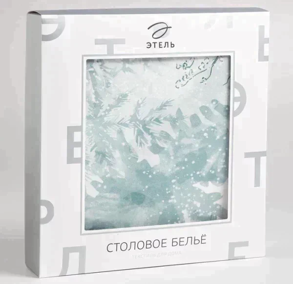 Скатерть "Этель" Winter mood 150х180+/-2 см с ГМВО, 100% хл, саржа 190 г/м2