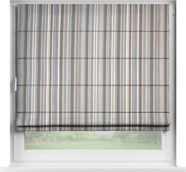 Римская штора «Кортин» на створку, ткань «Горизонт День»