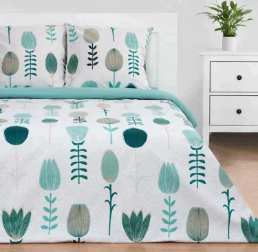 Постельное белье "Этель" 1.5 сп Summer flowers 143*215 см, 150*214 см, 70*70 см - 2 шт