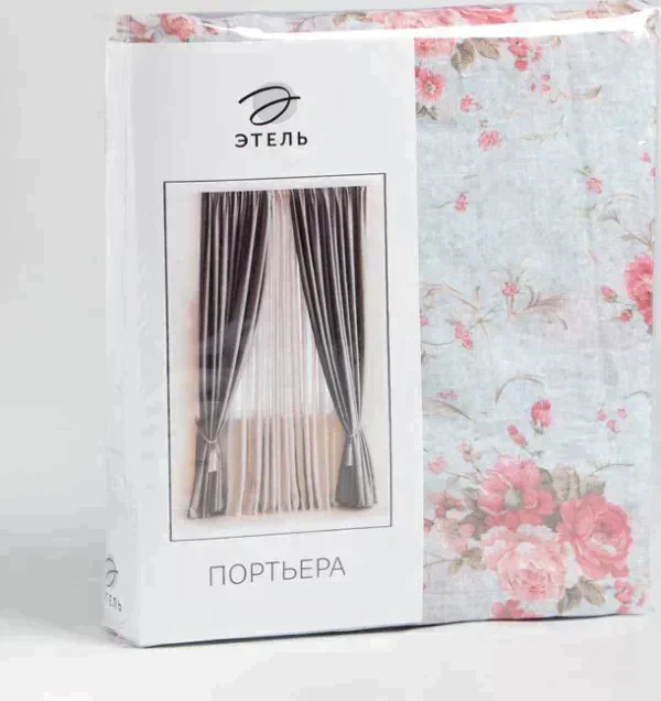 Штора тюлевая "Этель" 250х270 см Превосходство без утяжелителя, 100% п/э
