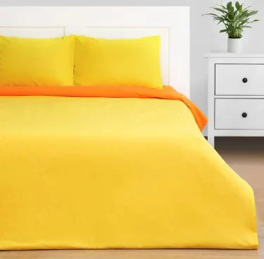 Постельное белье Этель евро Yellow morning 200*215, 220*240, 50*70-2 шт, поплин