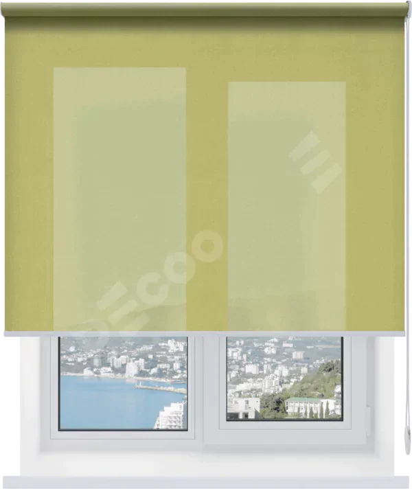 Рулонная штора Фокус 28 оливковый