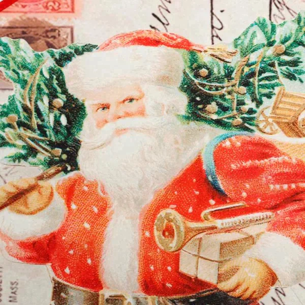 Кухонный новогодний набор Доляна"Новый Год", фартук 70х80 см, прихватка17х17см,варежка-прихватка 26х16см