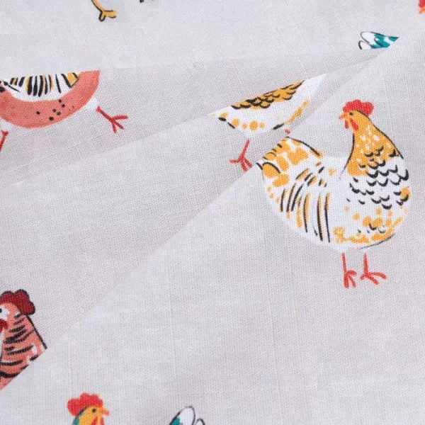 Скатерть пасхальная, Этель Chicken Ranch 220х147 см, 100% хлопок, репс 210 г/м2