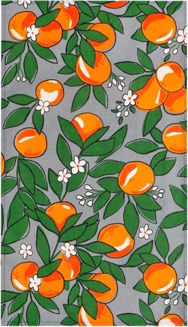 Полотенце кухонное Доляна Orange 35х60 см, 100% хл, 160г/м2