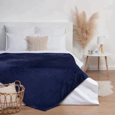 Плед Этель, 175х200 см, цвет синий
