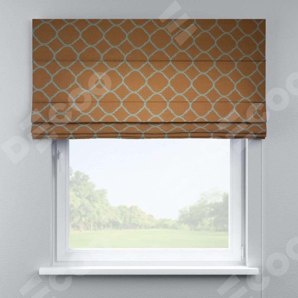 Римская штора «Кортин» для проёма, ткань «Новая Франция» back