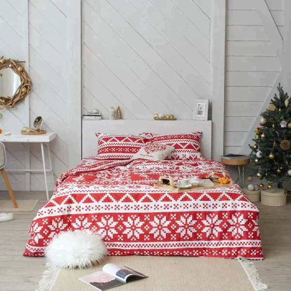 Постельное белье LoveLife евро Christmas ornament 200*217см,240*225см,50*70см-2шт