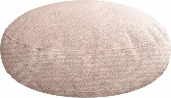 Подушка круглая Cortin ткань блэкаут с блеском сиреневый