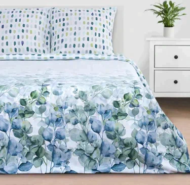 Постельное бельё «Этель» Дуэт Eucalyptus 143х215 см - 2 шт, 220х240 см, 70х70 см - 2 шт