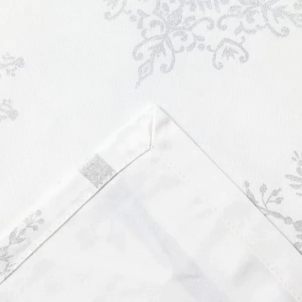 Скатерть "Этель" Серебряные снежинки 149х250см, 100%хл, 190 г/м2