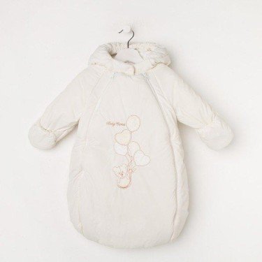 Конверт на прогулку, цвет молочный, рост 56-68 см