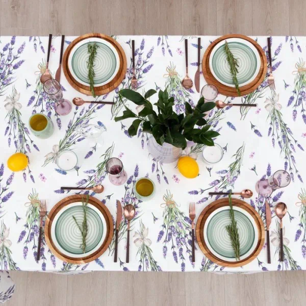 Скатерть "Этель" Lavender 149х250 см, 100% хл, саржа 190 г/м2