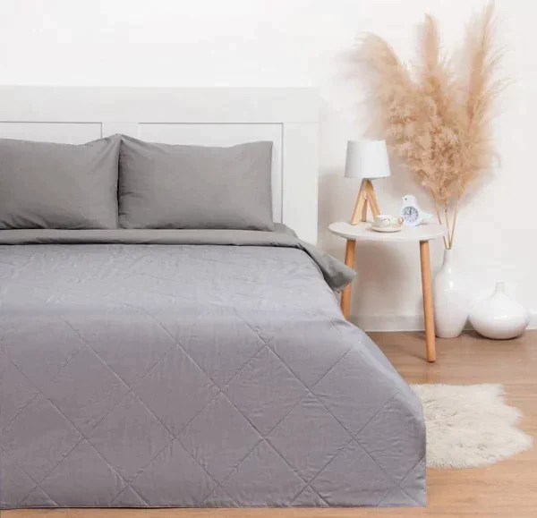 Покрывало LoveLife 2 сп 180х210±5 см, цвет серый, микрофайбер, 100% п/э