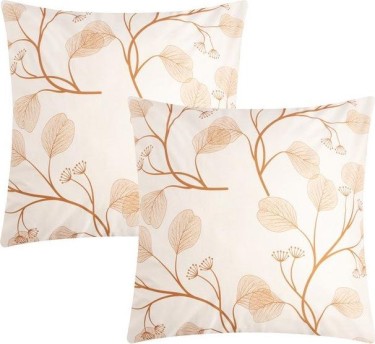 Комплект наволочек "Этель" Organic herb  70х70 см-2 шт, 100% хлопок, перкаль